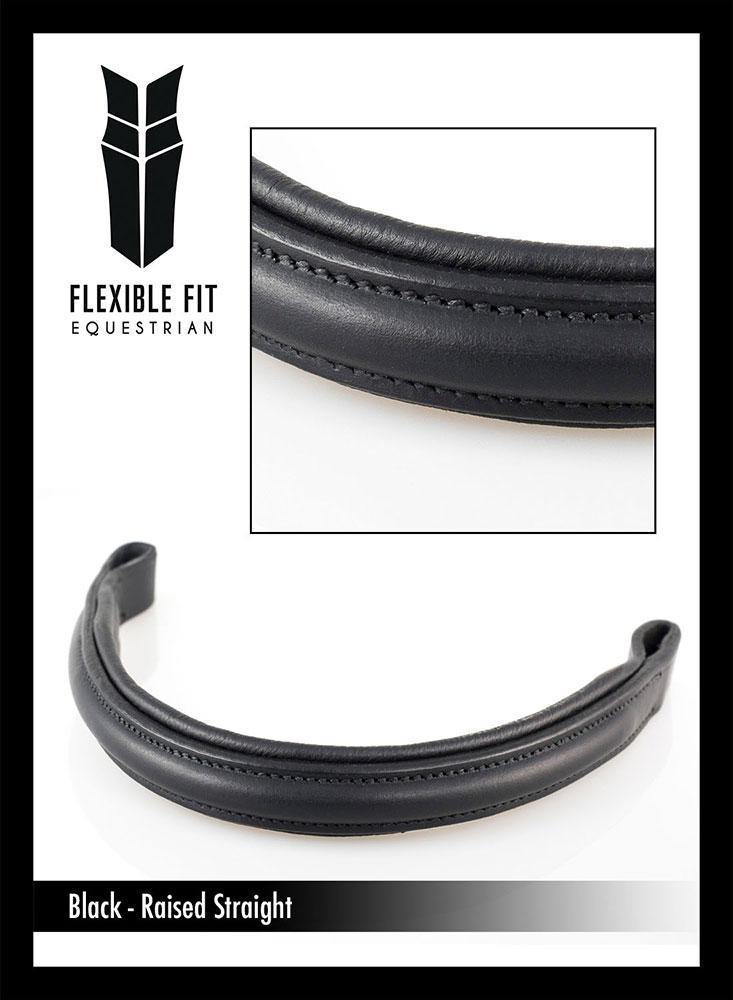 Black Nosebandless Bridle 'Aurelia'