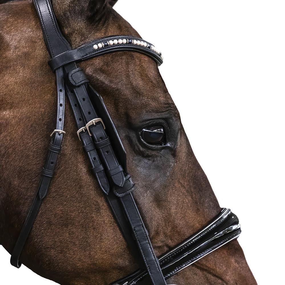 Blinkers - Black - Flexible Fit Equestrian Australia
