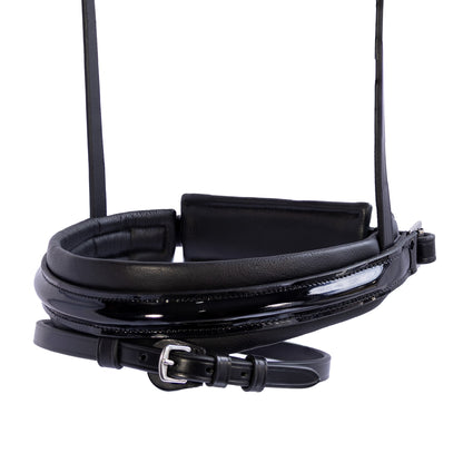Contour Patent Hanoverian Crank - Black Noseband