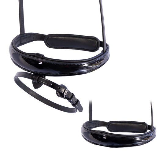 Anatomical Raised Patent Converter Eventer - Black Snaffle / Double Noseband