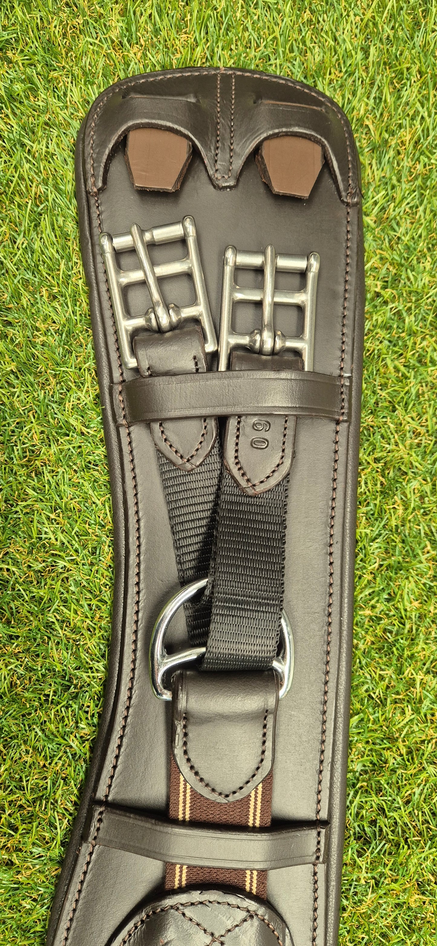 dressage girth with equaliser havana 60cm - sale