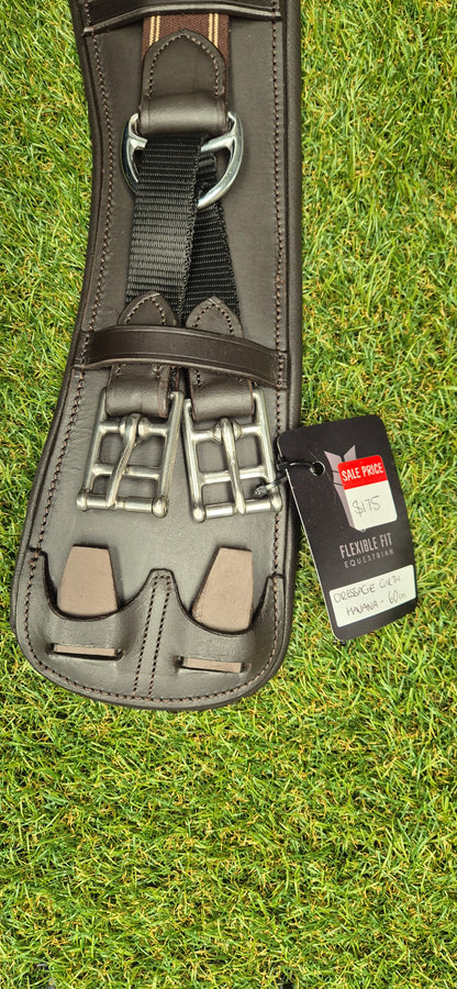 dressage girth with equaliser havana 60cm - sale