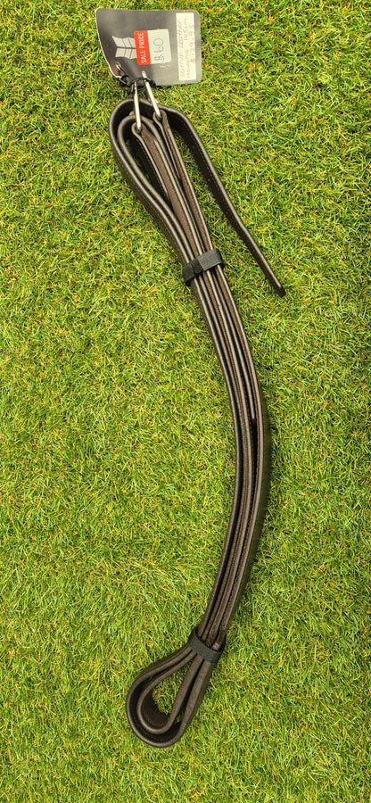 Safety stirrup leathers wide havana 145cm - sale