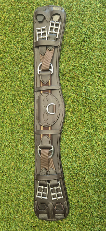 dressage girth with equaliser havana 55cm - sale