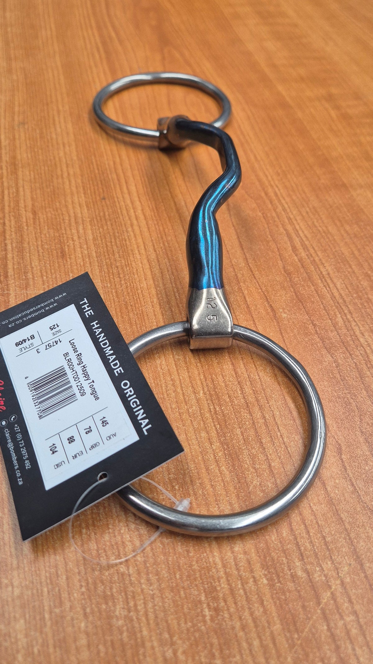 Bombers Loose Ring Happy Tongue Bit 125 - Sale
