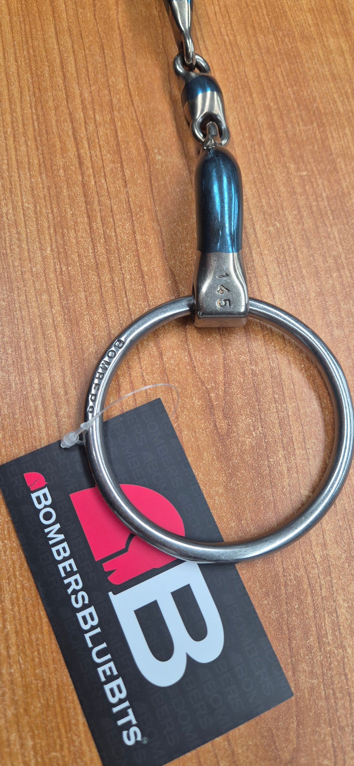 Bombers Loose Ring Elliptical Dressage Bit 145 - Sale