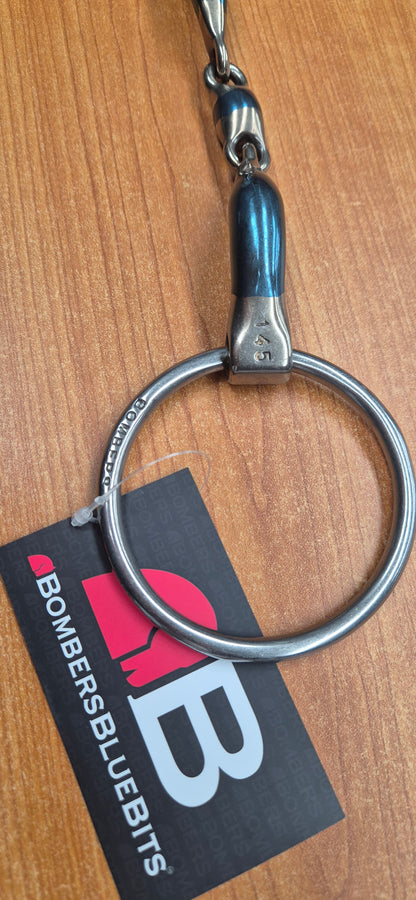 Bombers Loose Ring Elliptical Dressage Bit 145 - Sale