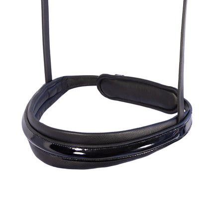 Contour Patent Eventer - Black Double Bridle Noseband