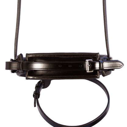 Contour Patent Hanoverian Crank - Havana Noseband