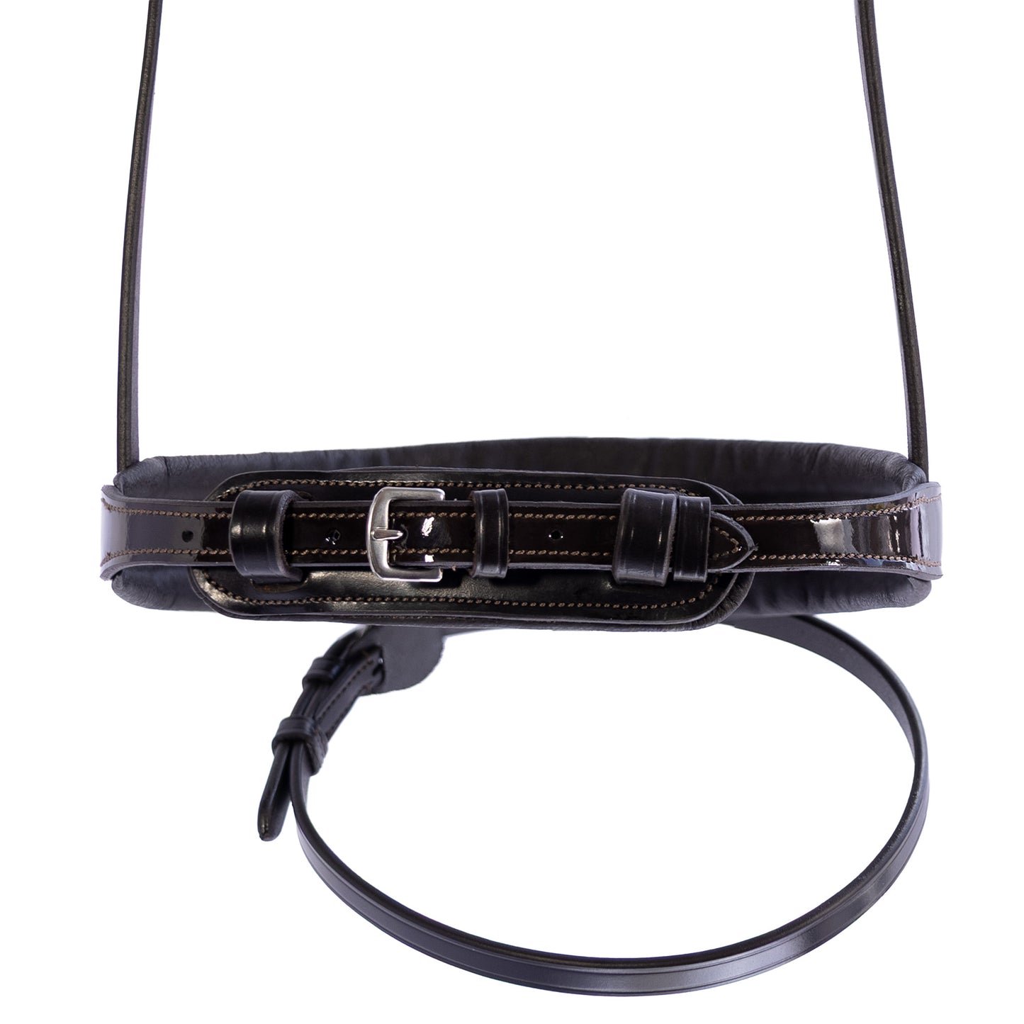 Contour Patent Hanoverian Eventer - Havana Noseband