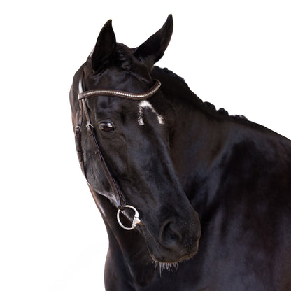 Black Nosebandless Bridle 'Summer'