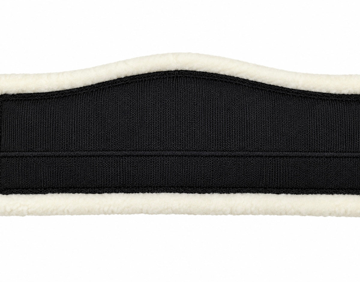 White Soft Padded Girth Cover