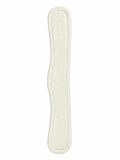 White Soft Padded Girth Cover