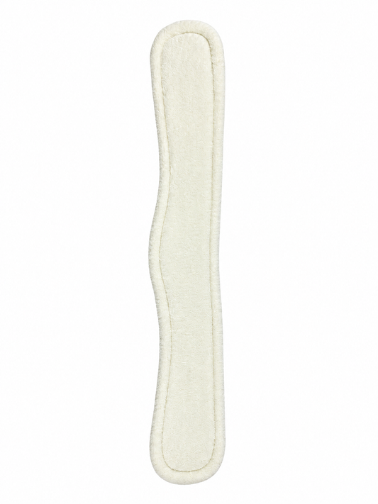 White Soft Padded Girth Cover