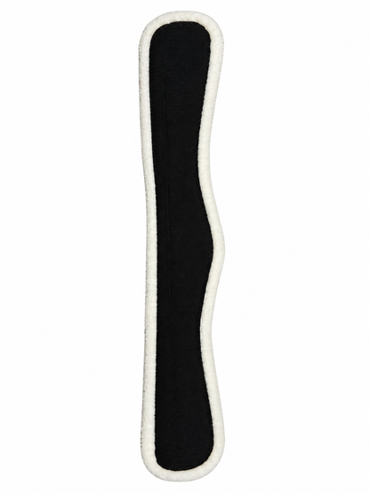 White Soft Padded Girth Cover