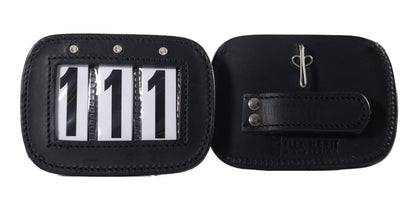 LEATHER BRIDLE NUMBER HOLDERS WITH CRYSTALS