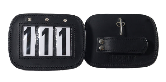 LEATHER BRIDLE NUMBER HOLDERS WITH CRYSTALS