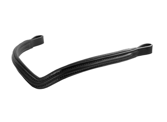 THIN RAISED V - BLACK BROWBAND