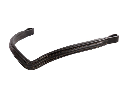 THIN RAISED V - HAVANA BROWBAND