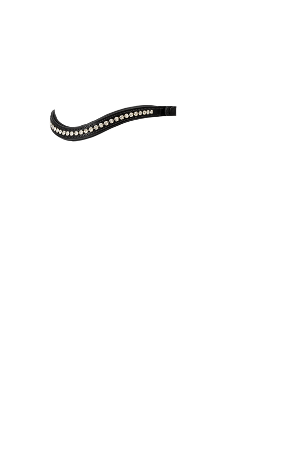 QUICK CHANGE CLEAR CRYSTAL MID THIN WAVE - BLACK BROWBAND