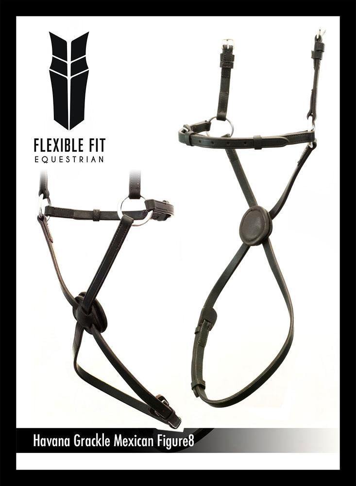 Premium Havana Snaffle Bridle 'Cia'