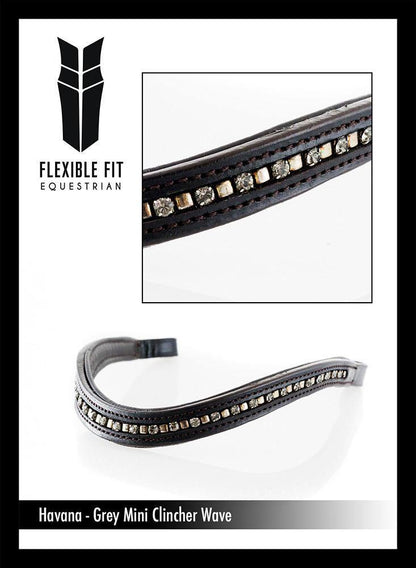 Havana Nosebandless Bridle 'Ivy'