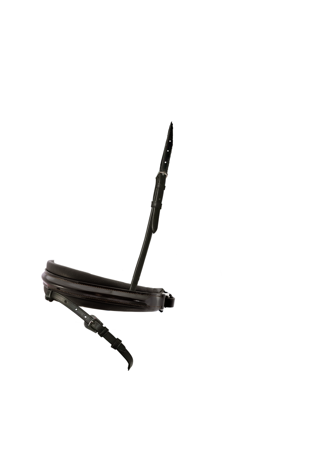 Contour Patent Hanoverian Crank - Havana Noseband