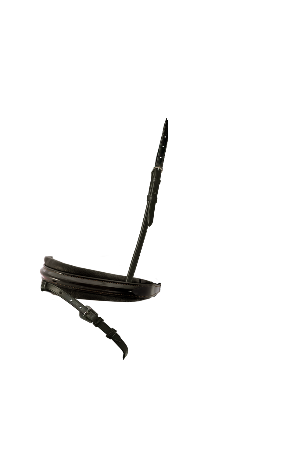 Contour Patent Hanoverian Eventer - Havana Noseband