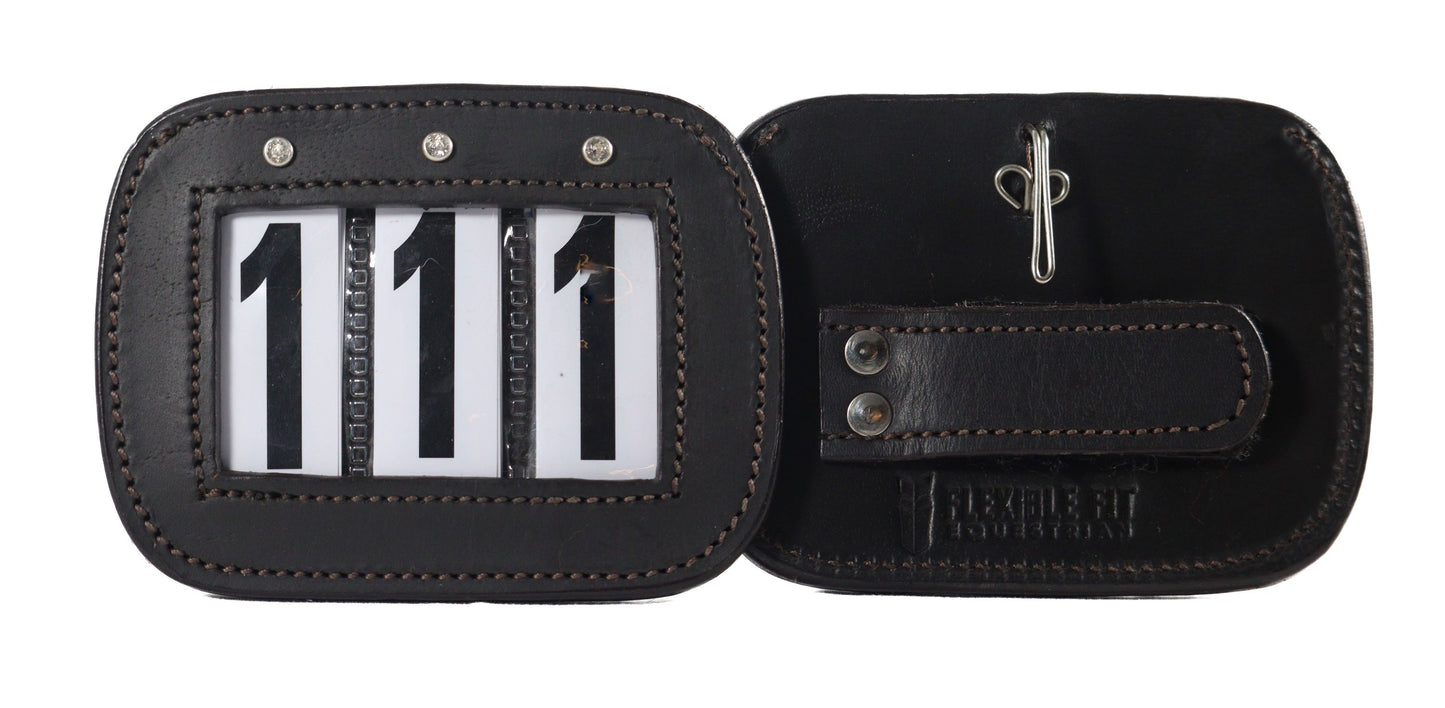 LEATHER BRIDLE NUMBER HOLDERS WITH CRYSTALS