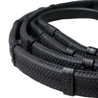 Pimple Grip Rubber Reins - Black