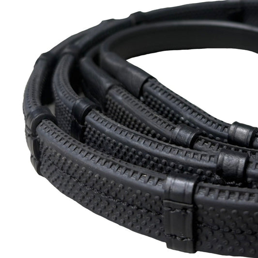 Pimple Grip Rubber Reins - Black