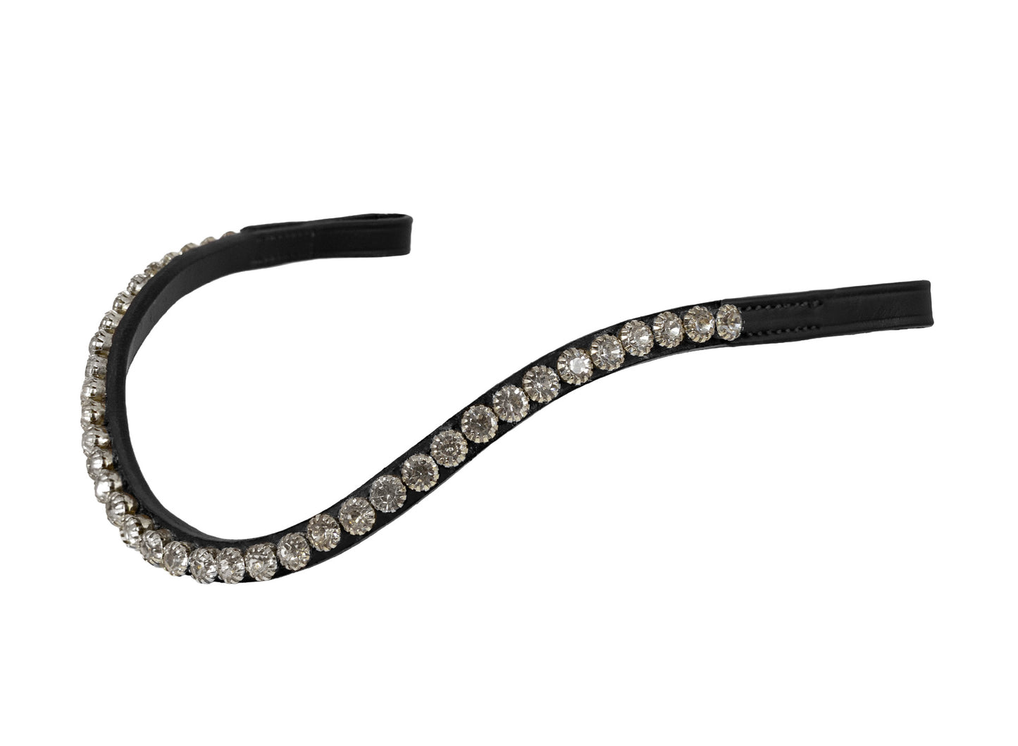 Premium Black Double Bridle 'Mira'