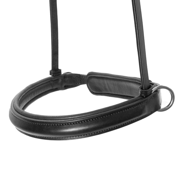 Premium Gel Padded Bitless Noseband - Black