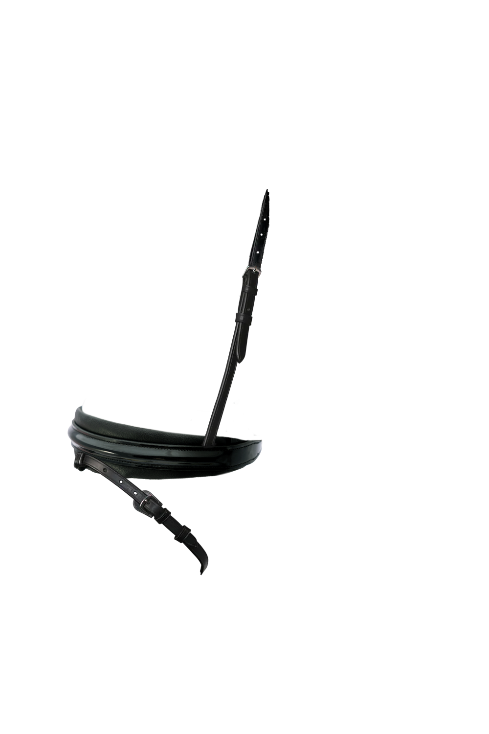 Contour Patent Hanoverian Eventer - Black Noseband