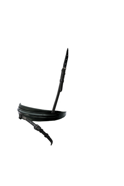 Contour Patent Hanoverian Eventer - Black Noseband