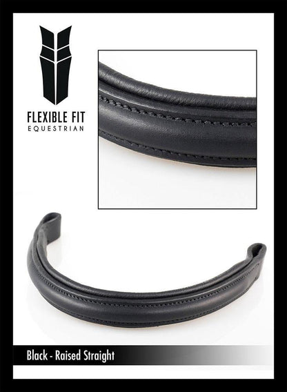 Black Nosebandless Bridle 'Aurelia'