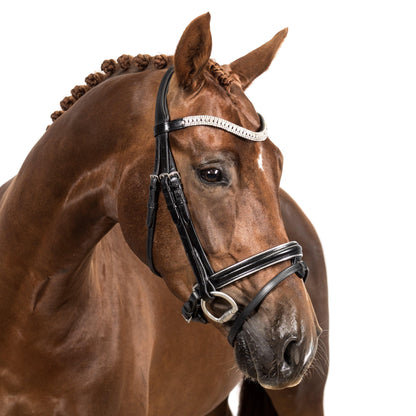 Premium Havana Snaffle Bridle 'Aurora'