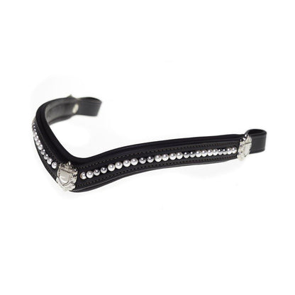 Premium Black Snaffle Bridle 'Teddy'