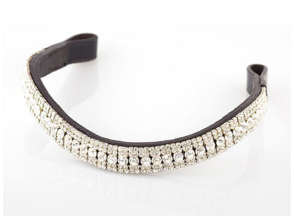 Premium Havana Snaffle Bridle 'Aurora'