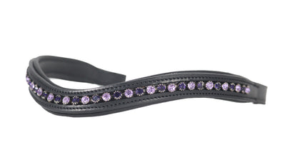 PURPLE CRYSTAL MID THIN WAVE - BLACK BROWBAND