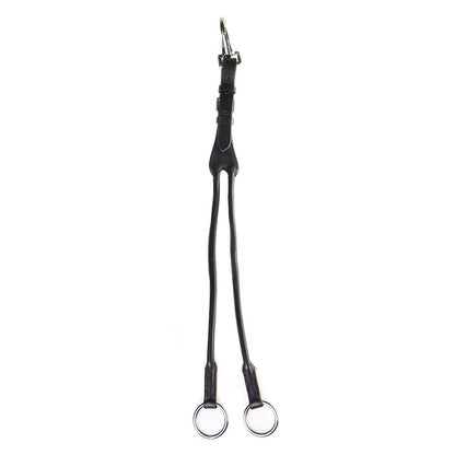 Rolled Leather Martingale Rings
