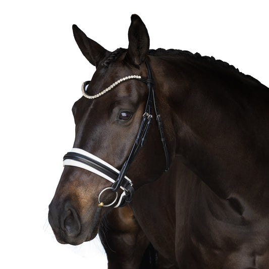 Premium Black Snaffle Bridle 'Ella'