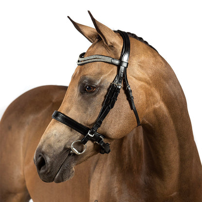 Black Snaffle Bridle 'Gossamer'