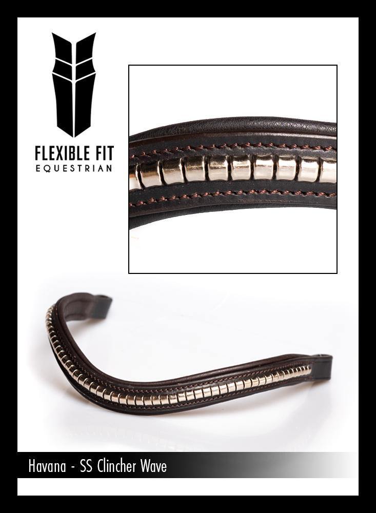 Havana Nosebandless Bridle 'Ripple'