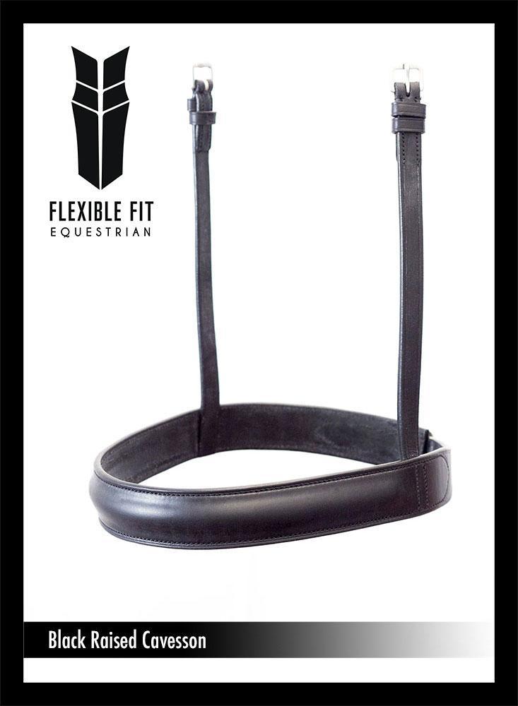 Premium Black Show Snaffle Bridle 'Oakley'