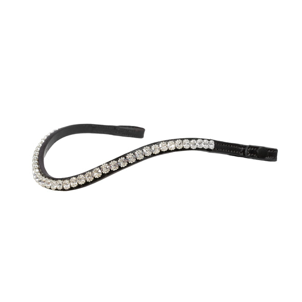 QUICK CHANGE CLEAR SINGLE ROW WAVE - BLACK BROWBAND