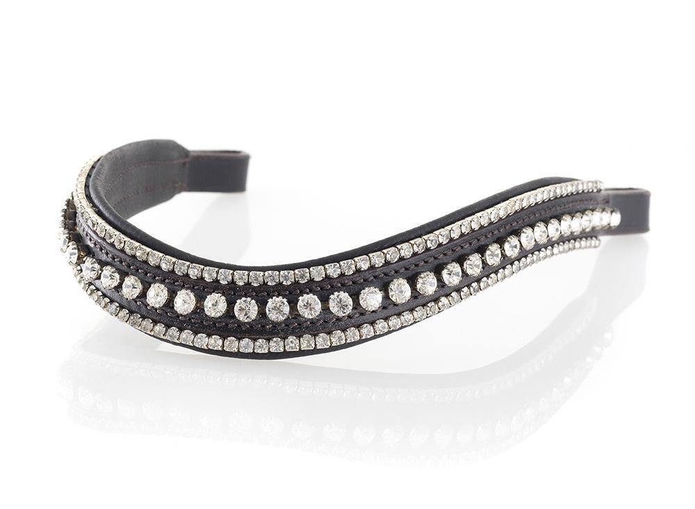 Premium Havana Snaffle Bridle 'Tidal'