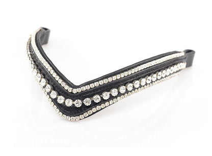 Premium Black Snaffle Bridle 'Arvia'