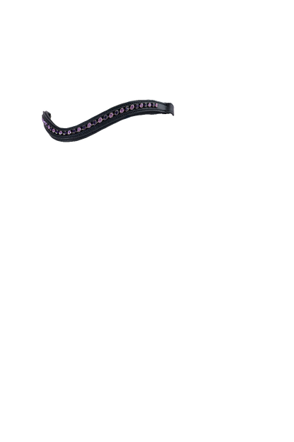 PURPLE CRYSTAL MID THIN WAVE - BLACK BROWBAND