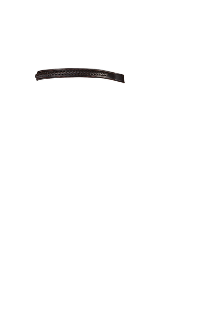 AMANDA PLAITED STRAIGHT - HAVANA BROWBAND - Flexible Fit Equestrian Australia